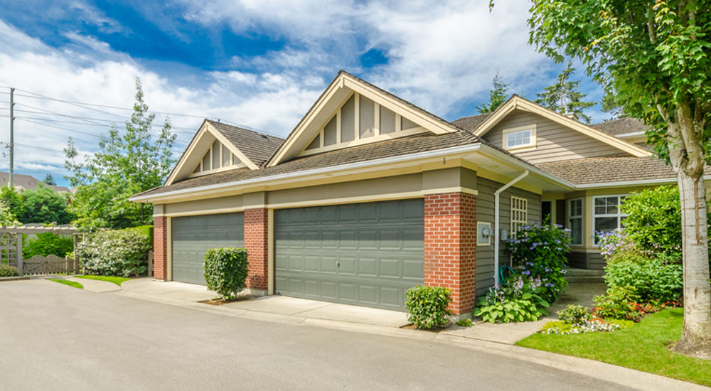 New garage door installation